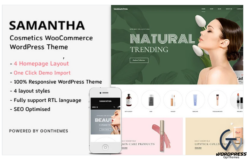 Samantha - Cosmetics WooCommerce WordPress Theme