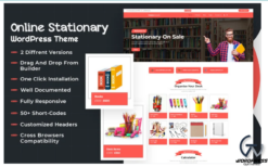 Online Stationery WooCommerce Theme