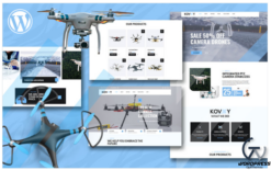 Kovoy Drone Accessories Shop and UAV Business WooCommerce Theme