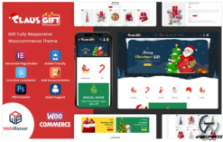 Clausgift - Christmas Gift Responsive WooCommerce Theme