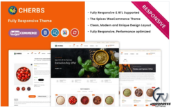 Cherbs - The Spices Store Responsive WooCommerce Theme