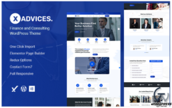 Xadvices – Finance and Consulting WordPress Theme