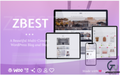 ZBest - Multi-Concept WordPress Blog Theme and Shop for Writers and Bloggers