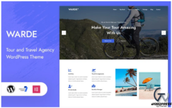 Warde – Tour and Travel Landing Page WordPress Theme