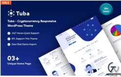 Tuba - Cryptocurrency Responsive WordPress Theme