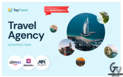 TopTravel - WordPress Theme Travel Agency Booking Template