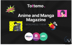 Tottemo - Anime and Manga Magazine WordPress Theme