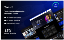 Tocit - Business Responsive WordPress Theme