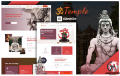 Temple Oriental Shrine Elementor WordPress Theme