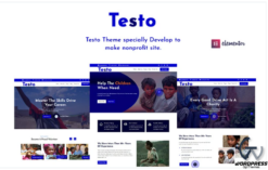 Testo– Nonprofit Charity Elementor Wordpress Theme