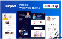 Tekprof - Creative Portfolio Elementor WordPress Theme