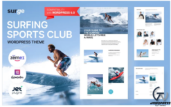Surge - Surfing Sports Club WordPress Theme