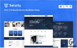 Securty - CCTV, IT and Security Service Responsive WordPress Theme