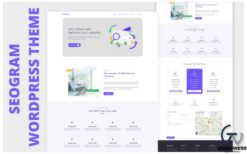Seogram One Page WordPress Theme