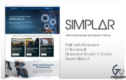 Simplar - Award Winning Minimal Business Wordpress Theme
