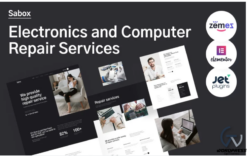Sabox - Electronics and Computer Repair Services WordPress Theme