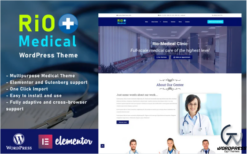 Rio-Medical - Medical Center Landing Page WordPress Theme