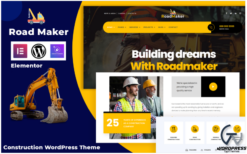 Road Maker - Construction WordPress Elementor Theme