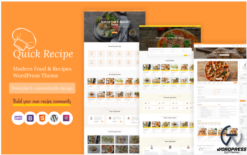 Quick Recipe - Food & Recipe WordPress Theme