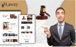 Powar-Lawzy Lawyers and Law Firm Landing Page WordPress Theme