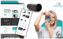 Powar-Photwa Creative Photography Portfolio One Page WordPress Theme