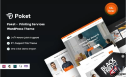Poket - Printing Services WordPress Theme