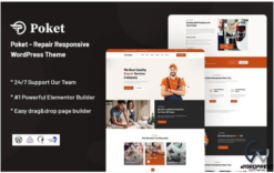 Poket - Repair Responsive WordPress Theme