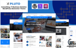 Plutos - Consulting, IT Business WordPress Elementor Theme