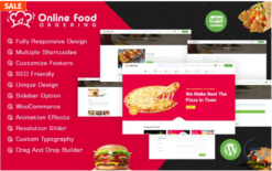Online Food Ordering WordPress Theme