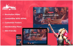 Night Club - Party WordPress Theme