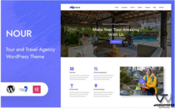 Nour - Tour and Travel Digital Agency WordPress Theme