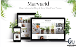 Morvarid - Clean Minimalist Blog & Shop WordPress Theme