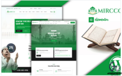 Mircco Muslim Religious Mosque Elementor WordPress Theme