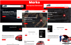 Marko car wash and mechanic service WordPress Theme