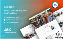 Kasipur - Corporate Responsive WordPress Theme