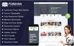 Language Courses & Learning Center WordPress Theme