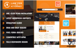 Lawyer and Attorney WordPress Theme