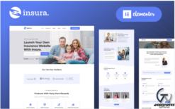 Insura - Insurance Company WordPress Elementor Theme
