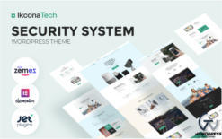Ikcon Tech - Security System WordPress Theme