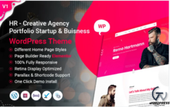 HR - Creative Agency Portfolio Startup Business WordPress Theme