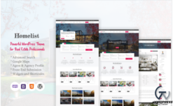 Homelist - Real Estate WordPress Theme