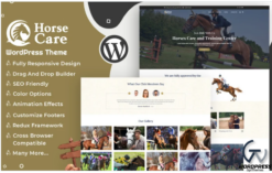 Horses Care - Horse Club and Stables WordPress theme