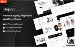 Hogion Minimal & Agency Responsive WordPress Theme