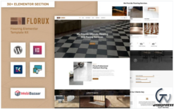 Florux - Paving & Tiling Services Elementor WordPress