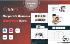 Enim - Corporate Business Wordpress Theme