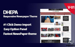Dhepa - News Portal WordPress Theme