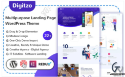 Digitzo - Multipurpose Landing Page WordPress Theme
