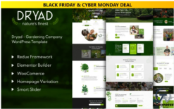 Dryad - Gardening Company WordPress Theme