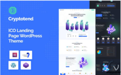 Cryptotend - ICO Landing Page WordPress Theme 1.0.0