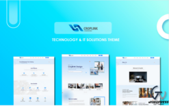 CROPLINK - Tech Corporate & Ecommerce WordPress Theme